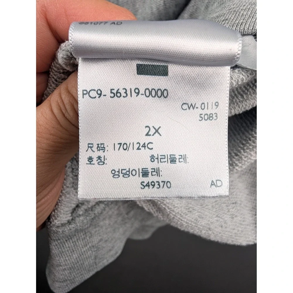 Levis Mens Heather Gray Graphic Batwing Logo Long‎ Sleeve Raglan Sweatshirt